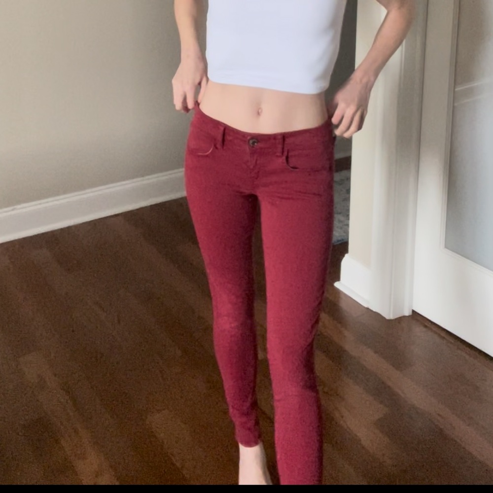 Red American Eagle Jeans